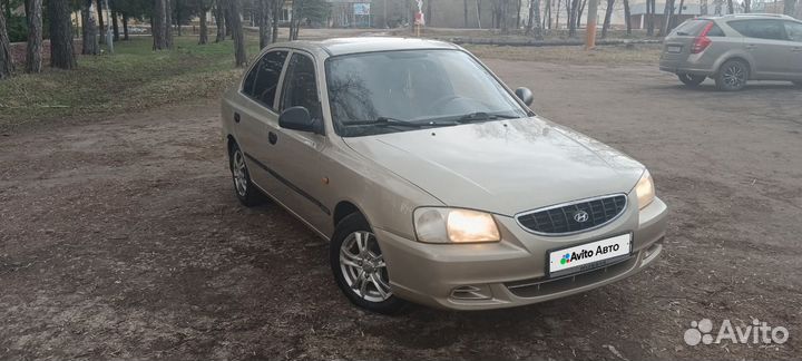 Hyundai Accent 1.5 МТ, 2005, 184 700 км
