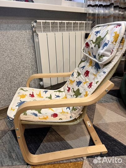 Кресло детское Икеа поэнг