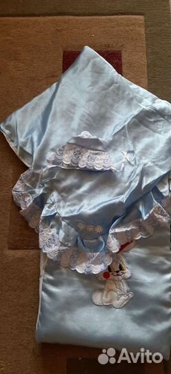 Конверт для новорожденного для выписки из роддома