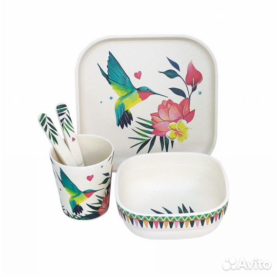 Бамбуковая посуда детская