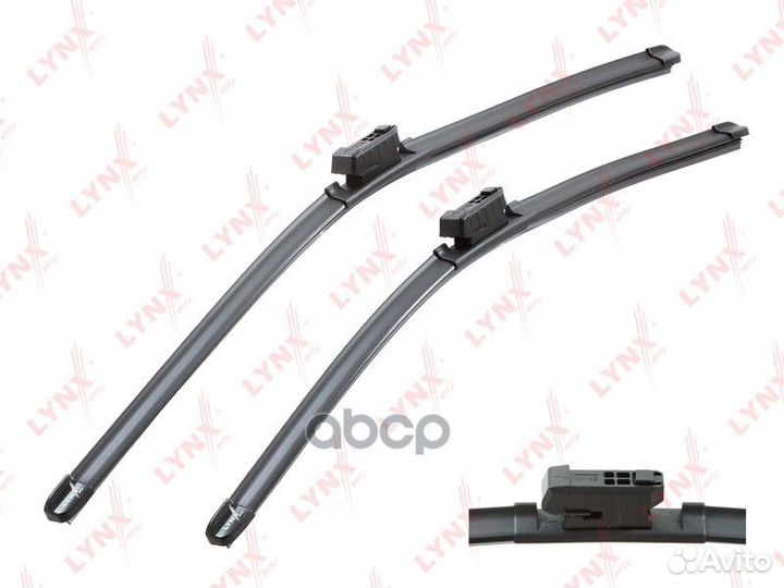 LB-1256) Комплект бескаркасных щеток стеклоочи