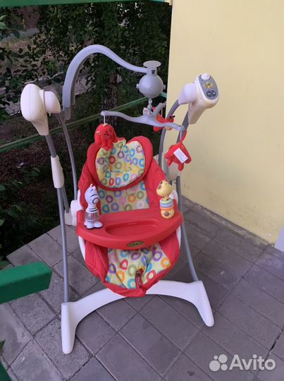 Детские электронные качели для новорожденных