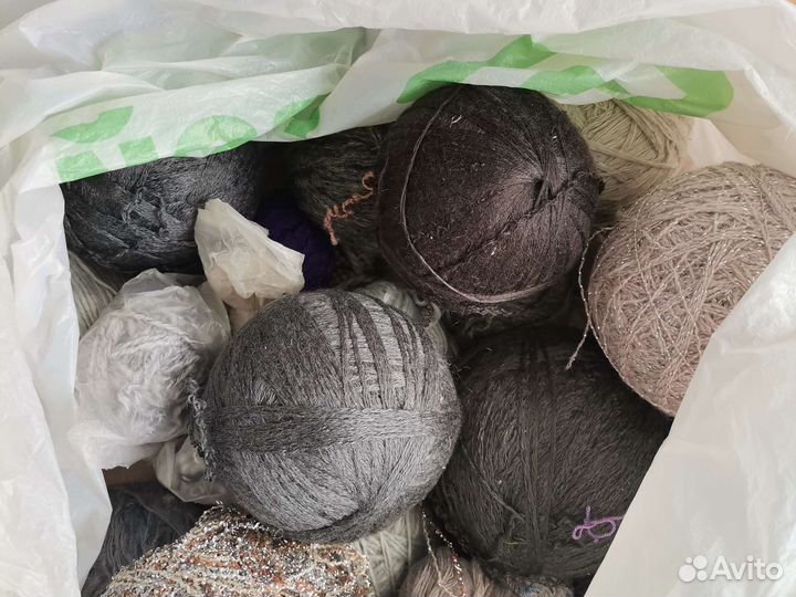 Нитки, махер, шерсть, акрил