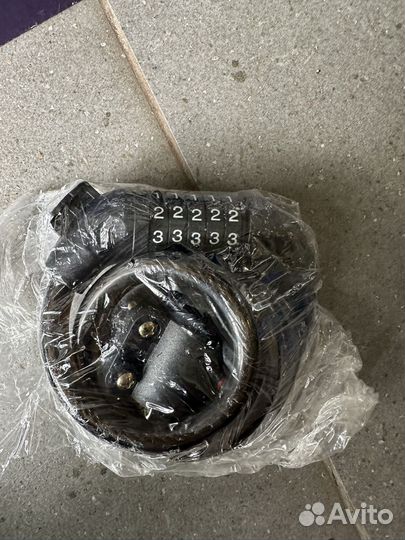 Тросовый кодовый замок