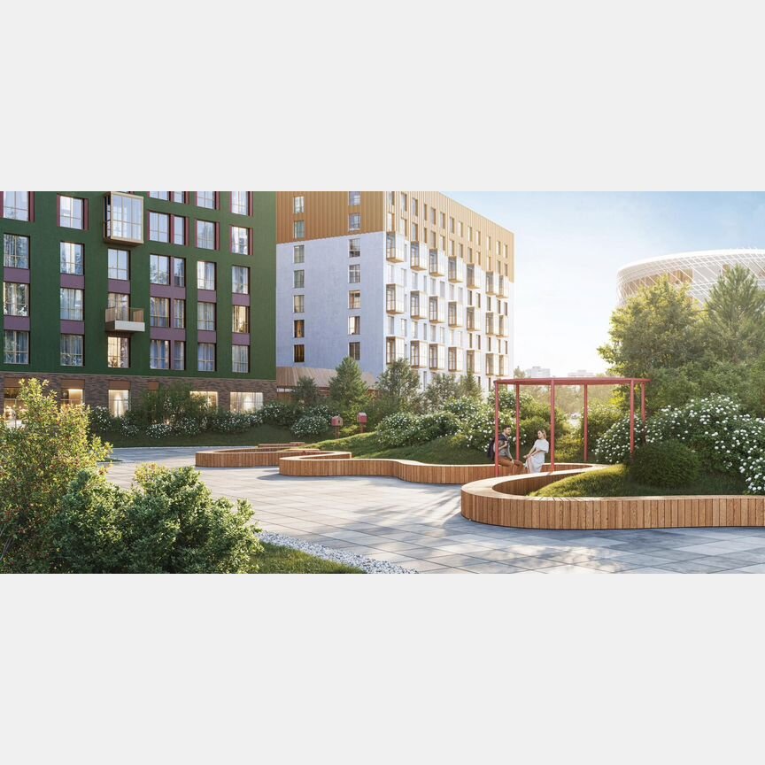 2-к. квартира, 56,9 м², 8/9 эт.