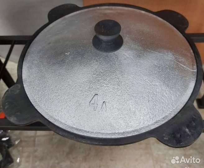 Казан чугунный 4 литpa