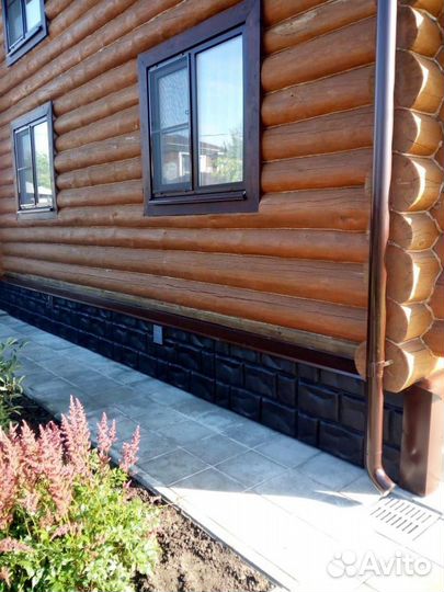 Цокольные фасадные панели 