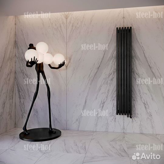 Вертикальный радиатор Steel-Hot от завода