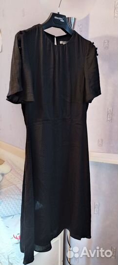 Черное платье H&M в винтажном стиле