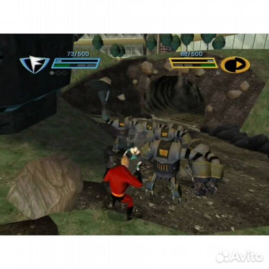 Суперсемейка Подземная Битва, б/у (PS2)