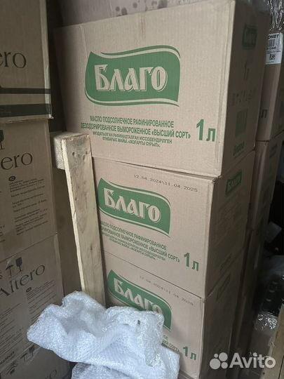 Масло подсолнечное Благо 1л