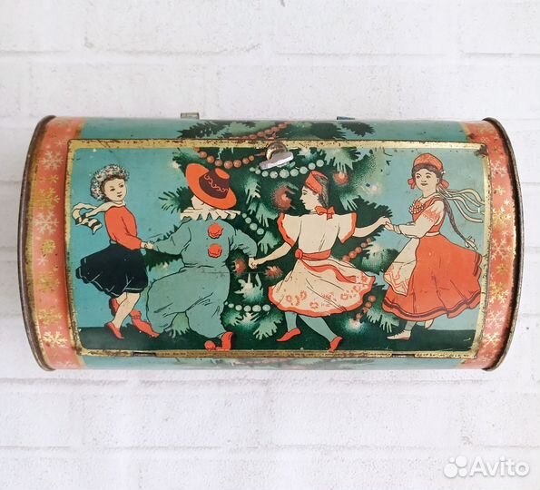 Коробка от новогоднего подарка СССР