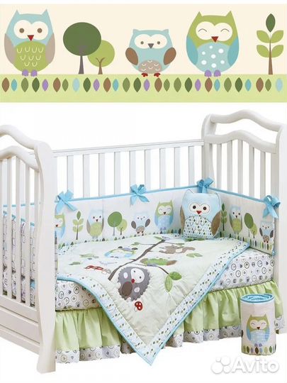 Бортики в детскую кроватку