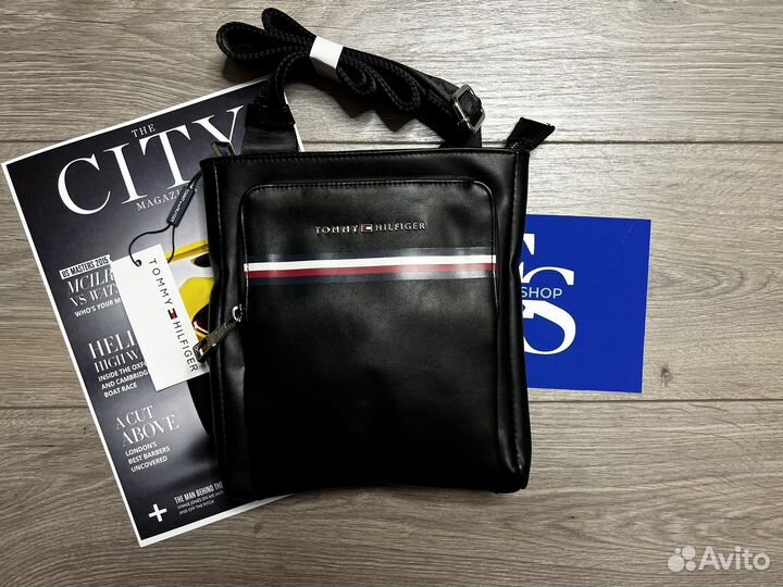 Сумка натуральная кожа Tommy