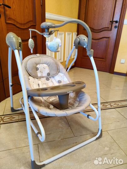 Электрокачели шезлонг Indigo fresh