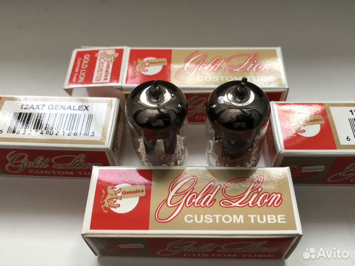 Радиолампы 12ax7 «gold lion”