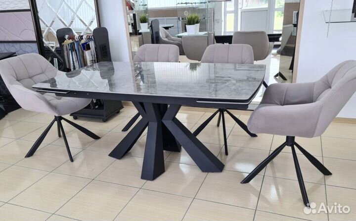 Стол из керамогранита раздвижной SKR-19218