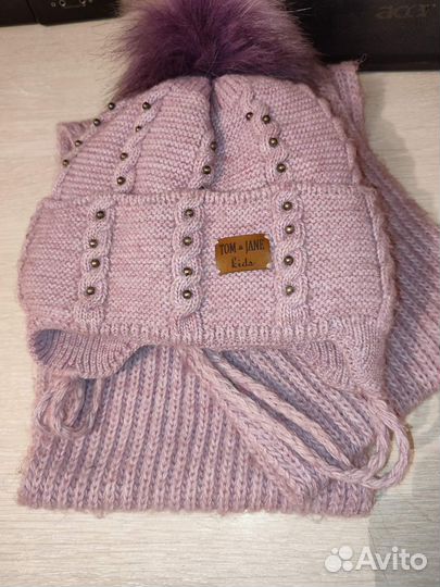 Шапки для девочки размер 50-54 разные