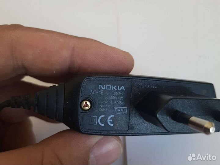 Сетевое зарядное устройство адаптер Nokia AC-4E