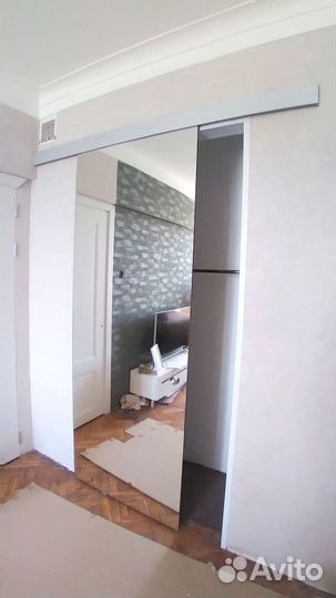 Дверь стеклянная межкомнатная