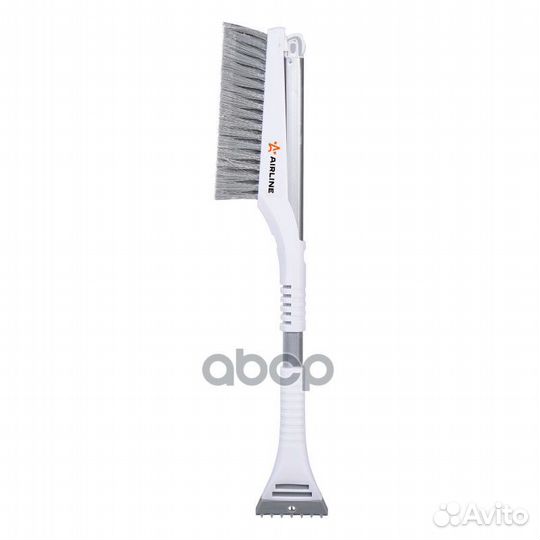 Щетка от снега и льда с плоской телескоп.рукояткой