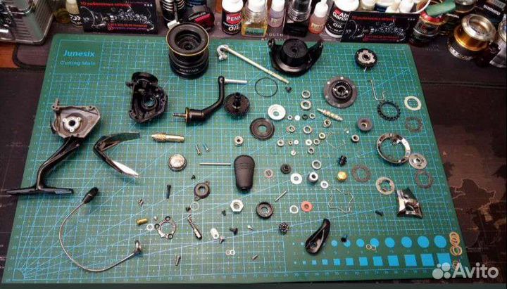 Ремонт и обслуживание рыболовных катушек