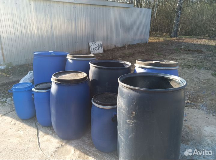 Пластиковые бочки