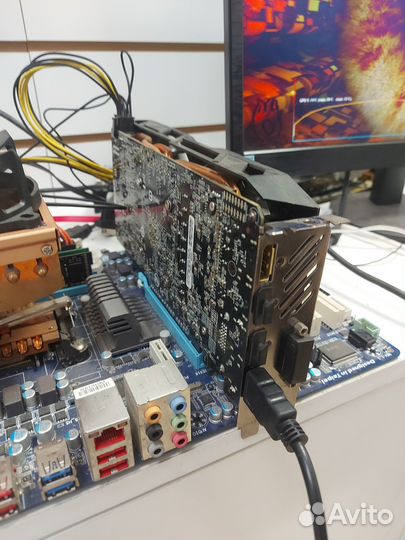 Видеокарта Gigabyte rx580 8gb