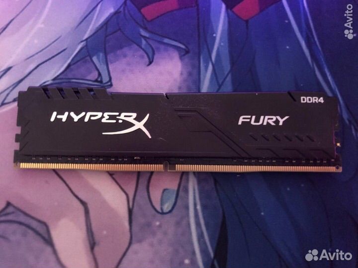 Kingston HyperX fury Black 8 гб
