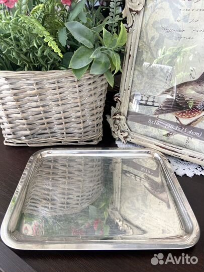 Поднос серебрение Франция