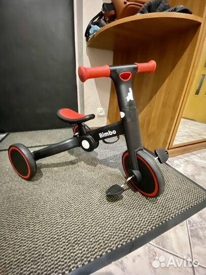 Беговел Bimbo трансформер 3в1 черный