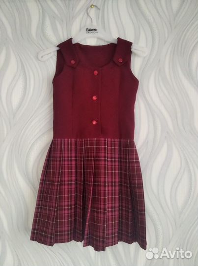 Школьная форма (сарафан) 110-116