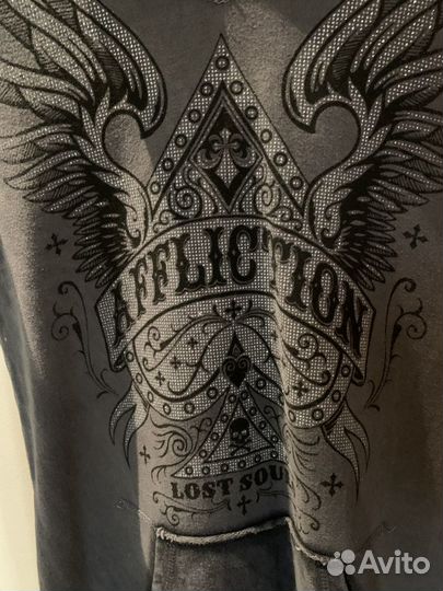 Новая толстовка худи Affliction S/M