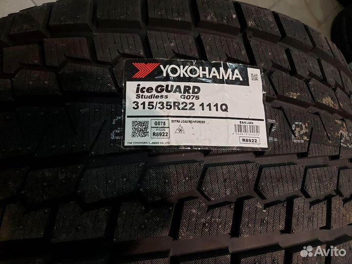 Yokohama Ice Guard G075 315/35 R22 и 275/40 R22