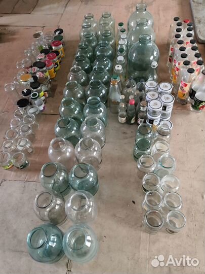 Банка стеклянная разная