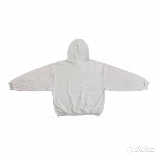 Yeezy Gosha Black Dogs Hoodie Heather Grey