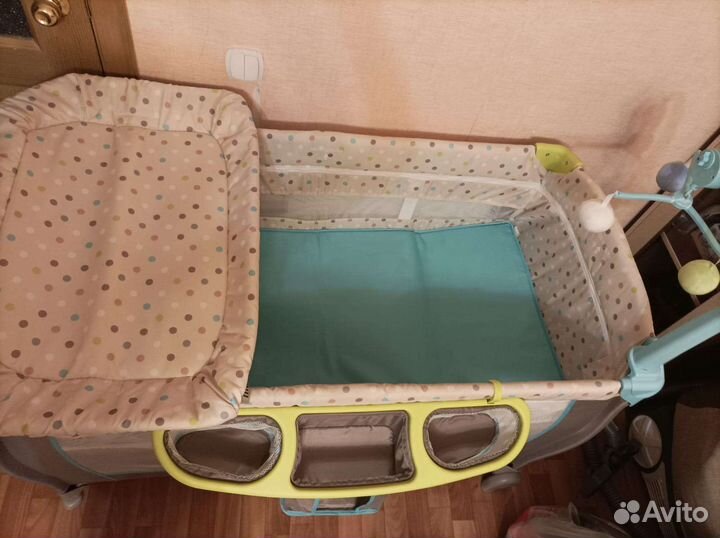 Детская кроватка манеж складная