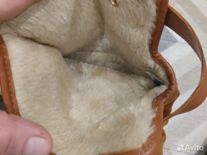 Сапоги рыжие нат.замша 37р(зима)