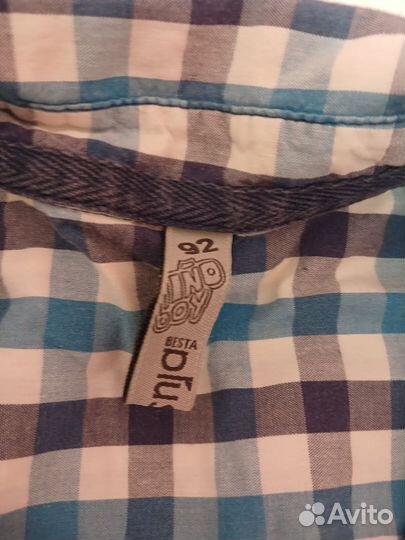 Рубашка для мальчика 92