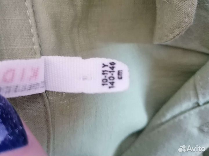 Рубашка летняя на девочку 140