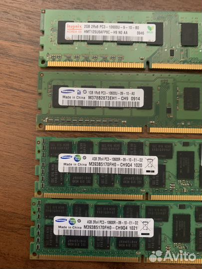 Оперативная память ddr3 4 gb samsung