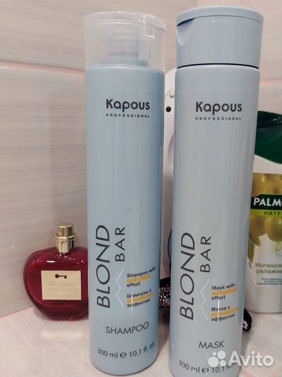 Шампунь и маска для волос с антижелтым эффектом