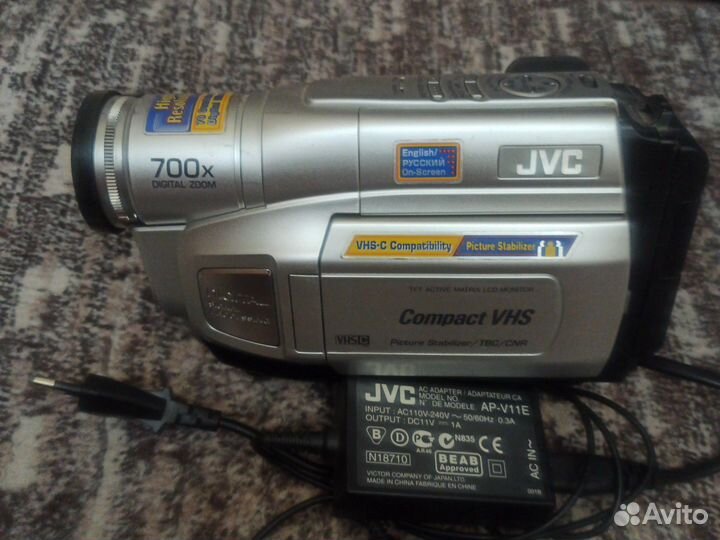 Видеокамера jvc vhs