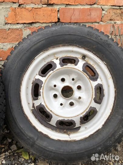 Колеса зимние R14 175/70 на Москвич 2141 2 шт