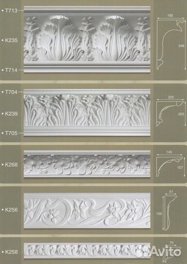 Лепнина из гипса