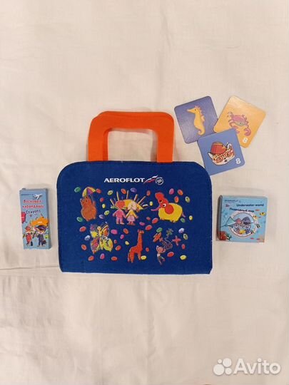 Рюкзаки сумки детские Аэрофлот с наполнением