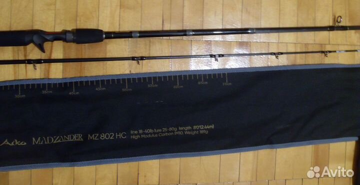 Спиннинг для джига aiko mad zander mz 802 hc