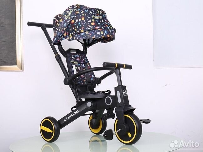 Детский трехколесный велосипед складной Luxmom 368
