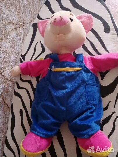 Детский рюкзак игрушка Поросенок