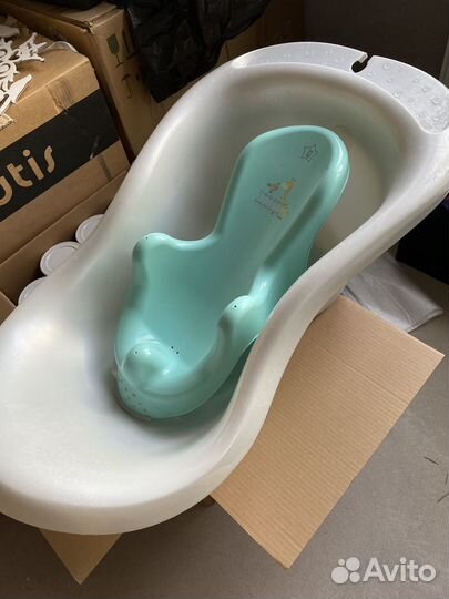 Ванночка для купания + горка